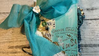 Large Sweet Pea - Bertha - A Custom Order Flip Through - Mixed Media Ringbound Journal