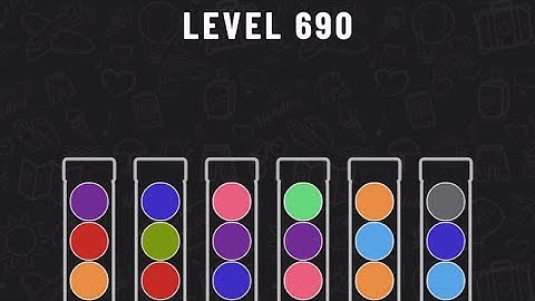 Ball Sort Puzzle Level 690 #ballsortpuzzle #ballsortpuzzlegameplay #puzzlegame #mobilegames