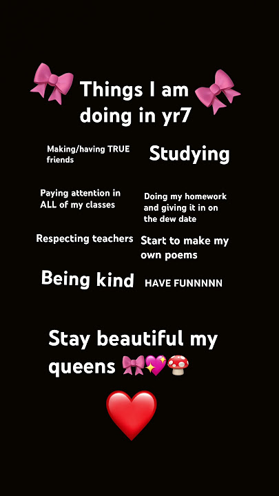 Yr7 is a big year!!!