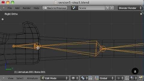 Blender (2.56) Model Simple Man - Part 4