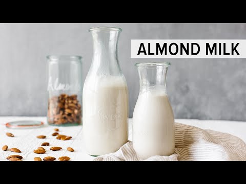 HOW TO MAKE ALMOND MILK  dairy-free, vegan nut milk recipe