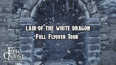 Lair of the White Dragon Full Tour | Animated maps / battlemaps for tabletop roleplaying games | D&D