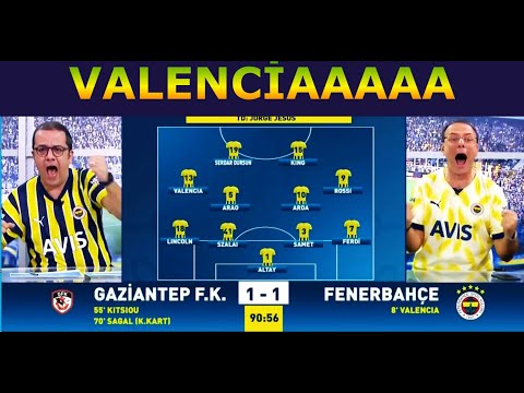 Gaziantep FK 1-2 Fenerbahçe - FB TV GOL ANLARI - 15 OCAK 2023