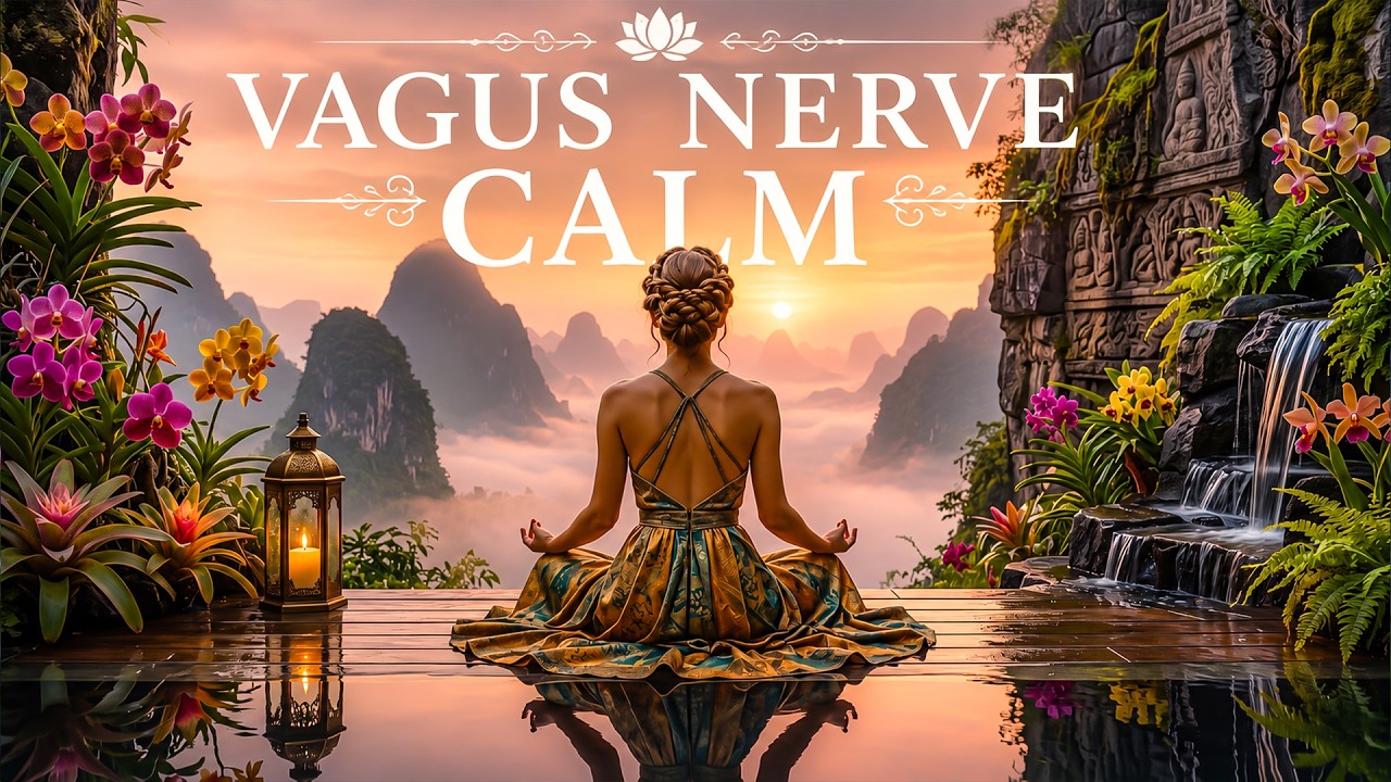 Vagus Nerve Calm | 3 Hours of Deep Handpan Music for Nervous System Relaxation (4K)