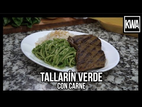 tallarÍn-verde-con-carne