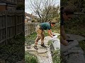 DIY Curved Stone Pathway & Flower Border Makeover 🪨