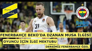 Fenerbahçe Bekodan Transferde Dzanan Musaya İlgi̇ Mektubu Azi̇z Yildirim Başkanlik İçi̇n Aday