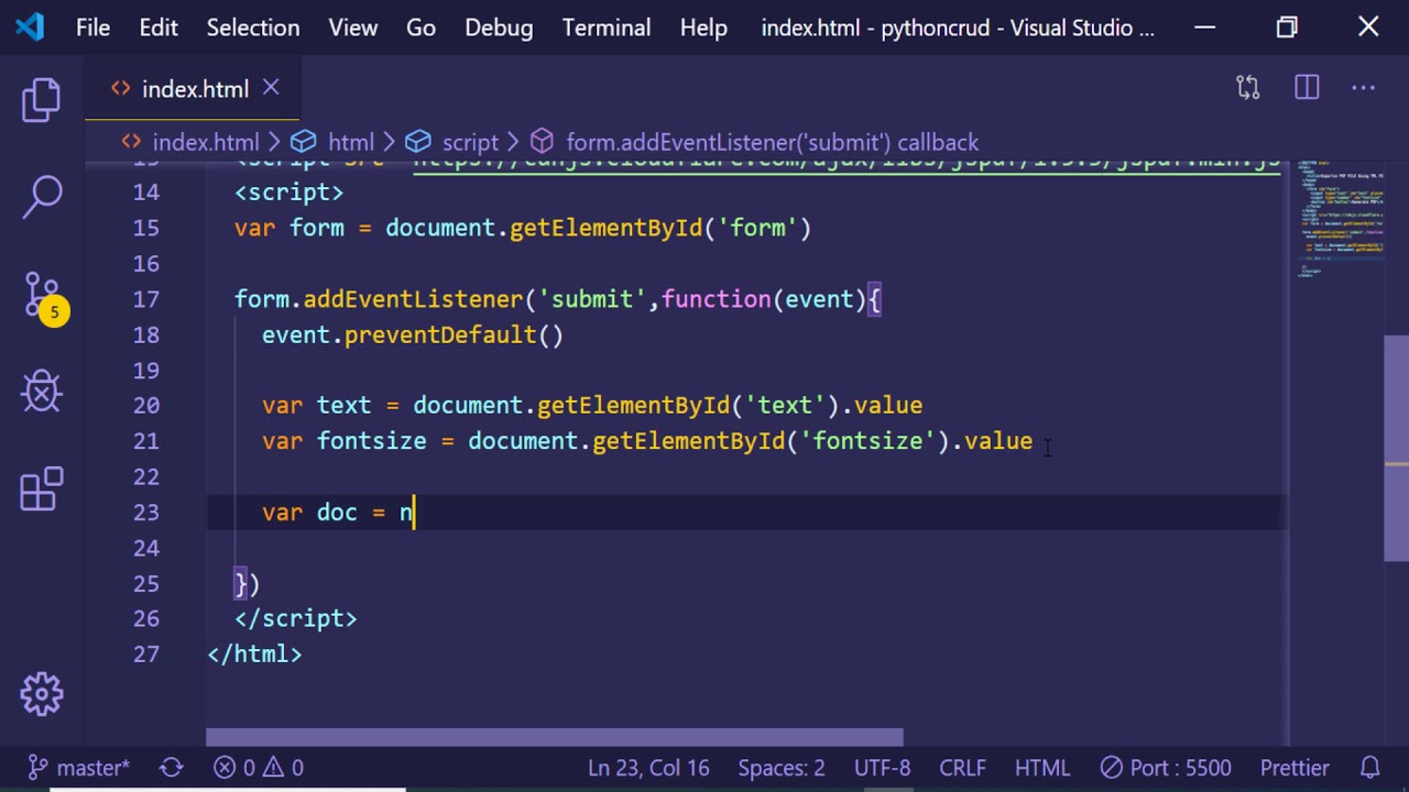 สอน javascript pdf  Update 2022  jspdf html form to pdf | jspdf Tutorial | Create Filled form to pdf using jspdf