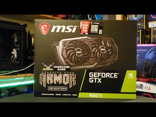 One of the best value GPUs you can get - MSI GeForce GTX 1660 Ti ARMOR OC  (6GB GDDR6)