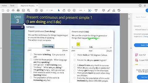Contrast btw Present Cont & Present Simple, Raymond Murphy , Unit 3, learn English with zaib Ghumman