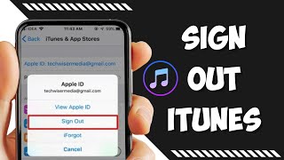 How to Sign Out iTunes Store Account on Iphone 2023   Sign out iTunes Store in iPhone 2023