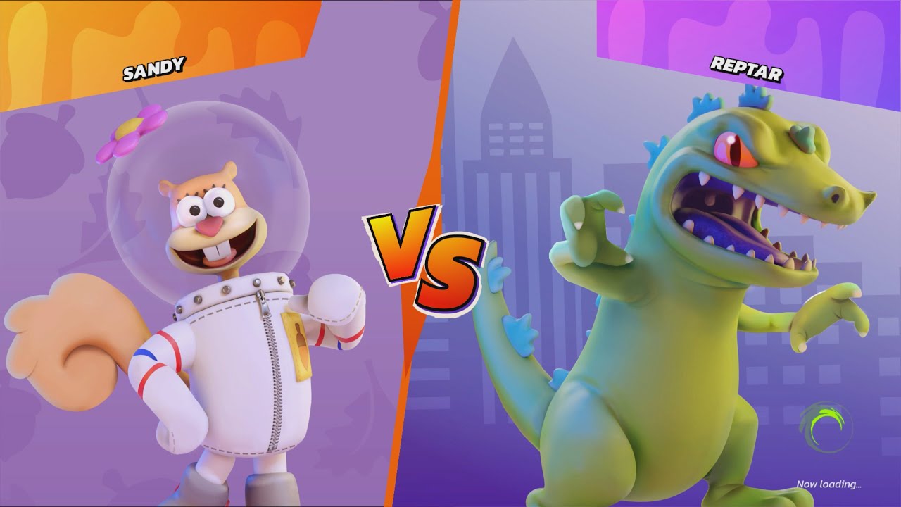 Сэнди против Рептара — Nickelodeon All-Star Brawl 2021