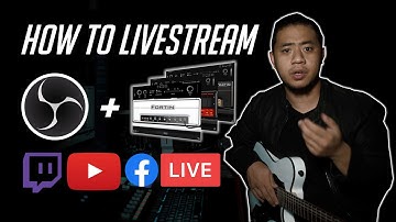 How Livestream with OBS using Guitar Plugins