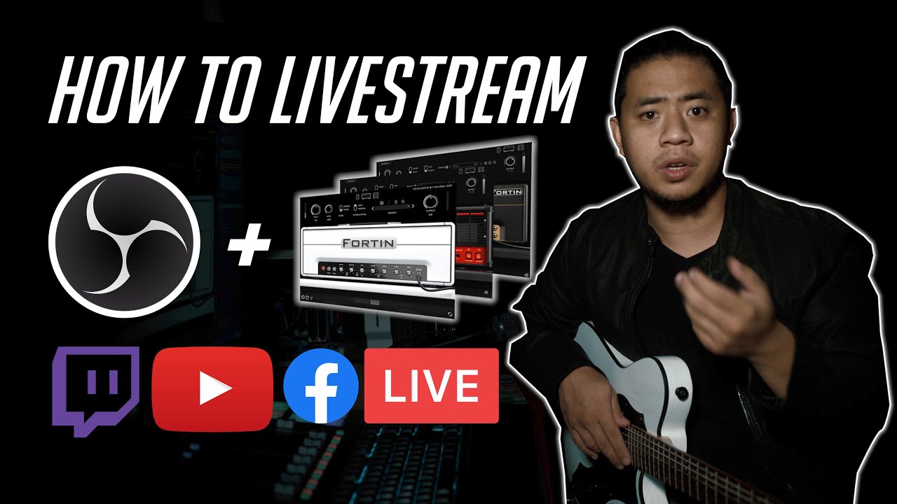 How Livestream with OBS using Guitar Plugins YouTube
