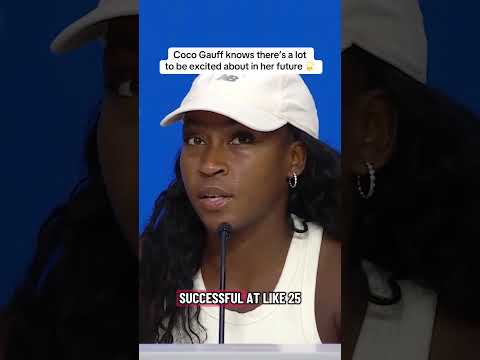 A good outlook from Coco Gauff after US Open loss to Naomi Osaka 🙌