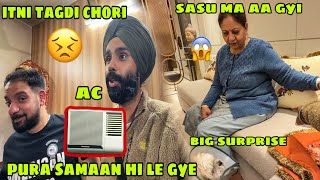 Download Lagu itni tagdi chori ho gyi 😣 Pura AC nikal kar le gye😰 ek dam se sasu ma ne aake diya Surprise🤔 MP3