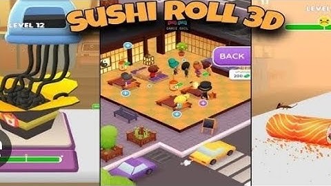 Sushi Roll 3D New #gameplay #walkthrough android (iOS)#youtubeviralvideo #youtubegaming #likeforlike