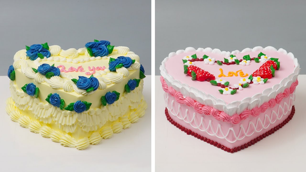 Top Trending Heart Cake Compilation | So Realistic 3D Cake Tutorial ...
