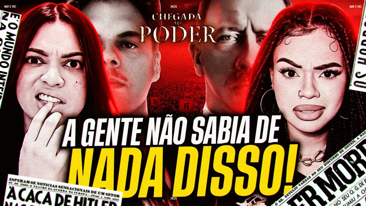 REAGINDO a Como ADOLF HITLER chegou ao PODER? - TINOCANDO TV | Nat e Vic MV