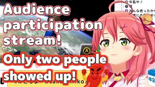 【Sakura Miko / Hololive moments ENG SUB】Audience participation stream! Only two people showed up!