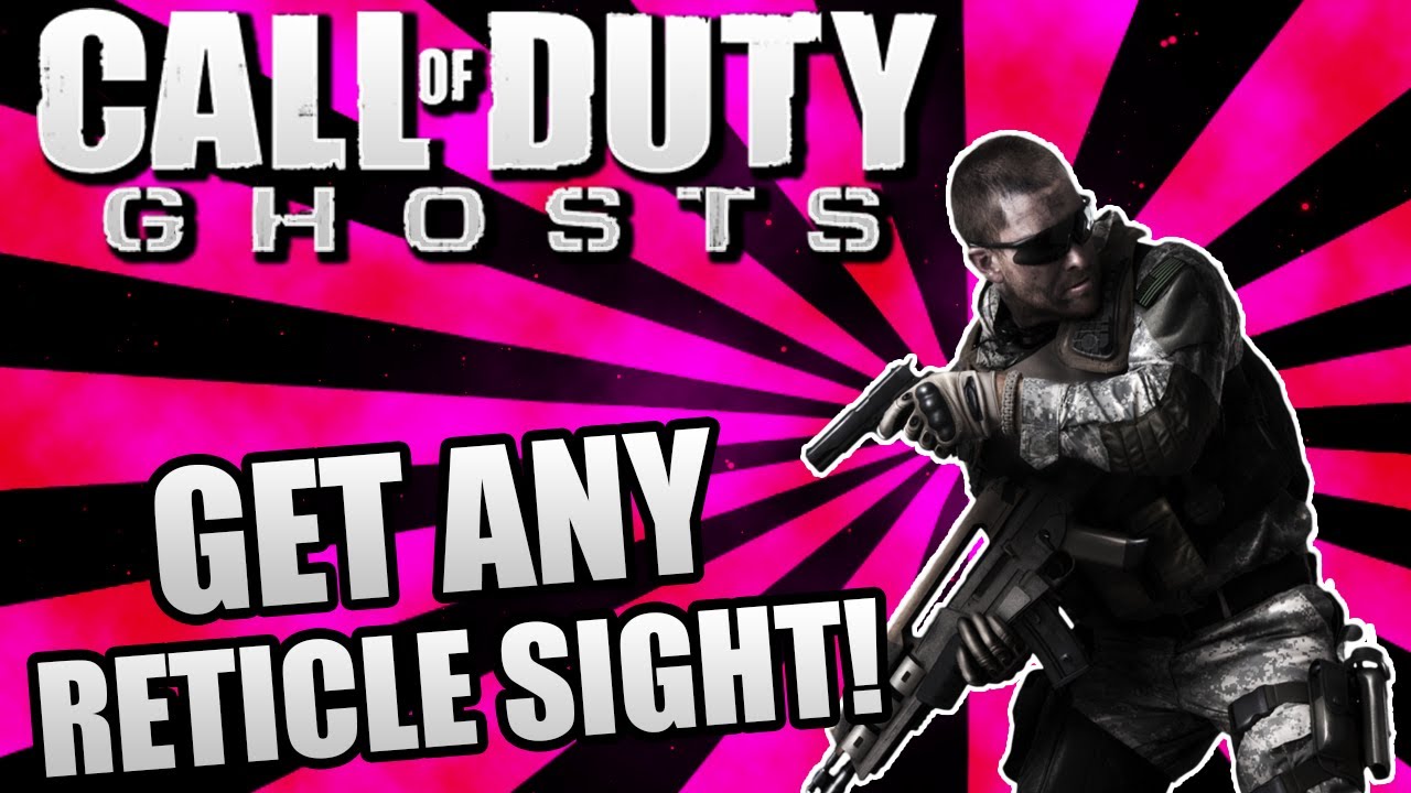 COD Ghosts Glitches - Get Any Reticle For Acog/Red Dot Sight! - YouTube