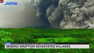 Semeru Eruption Devastates Villages
