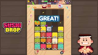 Sushi Drop : Merge Puzzle - Gameplay Trailer screenshot 5
