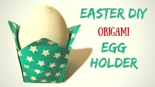Easter diy - Origami Egg Cup Holder - Creative diy projects