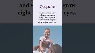 Turn your memories into a beautiful baby book with Qeepsake! #shorts