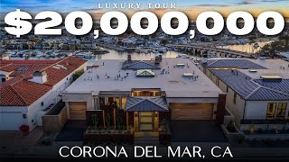 $20,000,000 Corona Del Mar Luxury Home Tour | 1215 Dolphin Terrace