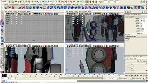 Optimus Prime Modeling in Maya 5)
