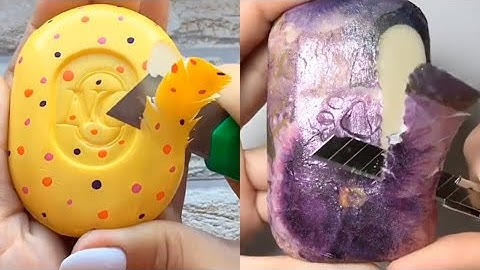 Relaxing Soap Carving ASMR | Satisfying Soap Cutting Videos #101 [Oddly Satisfied]