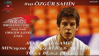 Özgür Şahin 2015-2016 Gediz Üniversitesi TBL