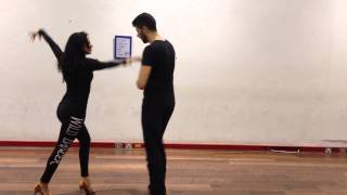 Advanced Salsa Move #137 - The Flick, Flick and Roll