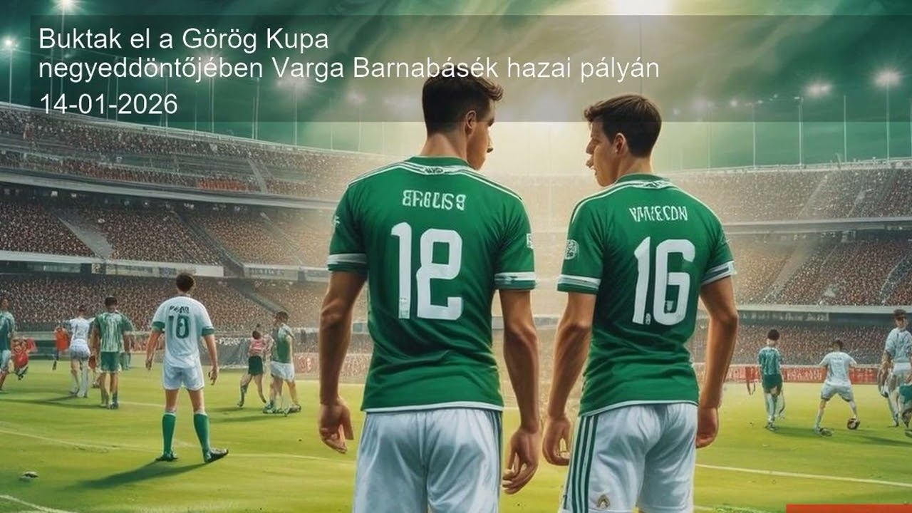 Buktak el a Görög Kupa negyeddöntőjében Varga Barnabásék hazai pályán