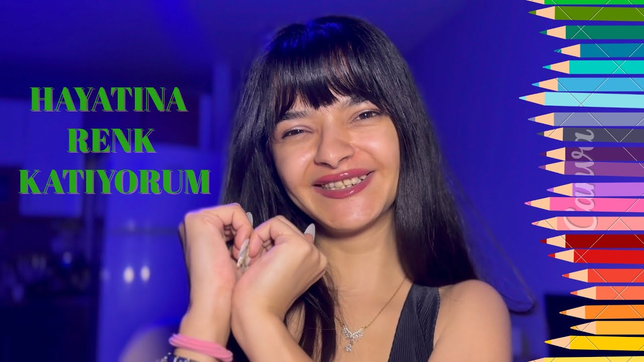 Hayatına Renk Katıyorum 🎨✨ | Kalem Sesleri, Çizim ASMR, Relax Türkçe ASMR