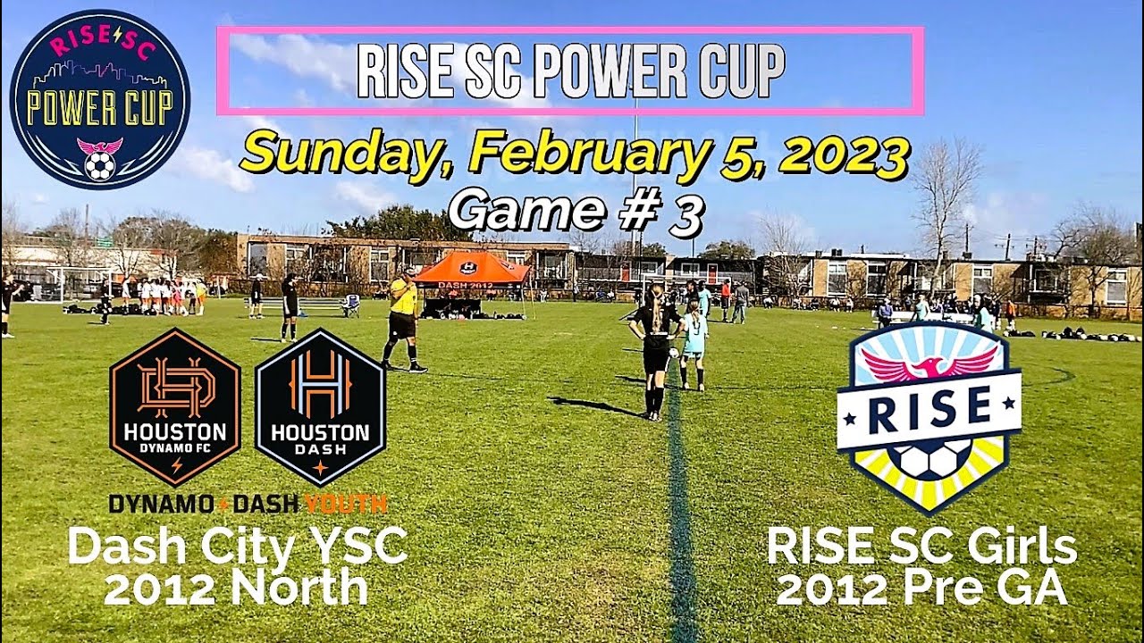 Feb 5, 2023GAME 3RISE POWER CUP RISE SC Girls 2012 Pre GA vs Dash