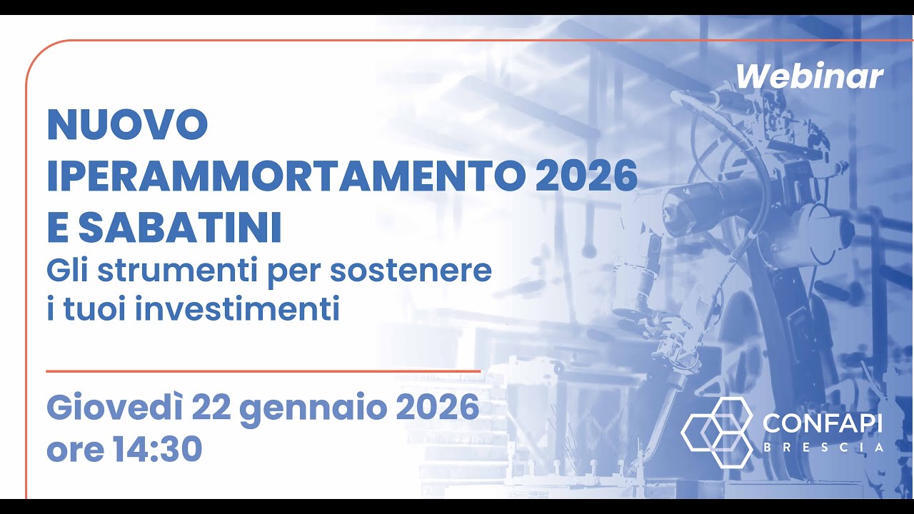 Nuovo iperammortamento 2026 e Sabatini – Gli strumenti per sostenere i tuoi investimenti