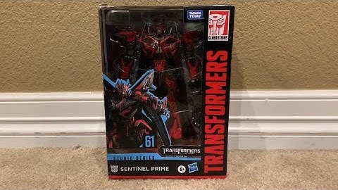 Transformers Studio Series 61 Voyager Class Sentinel Prime Unboxing