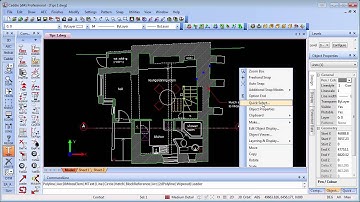 Object Selection 2 of 5 - Quick Select in Caddie AEC Architecture .dwg software