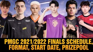 PMGC 2021/2022 Grand Finals Schedule, Format, Start Date, Biggest Prizepool All Details Explained🔥