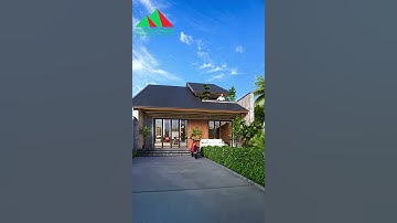 Mẫu nhà cấp 4 gác lửng 3 phòng ngủ. Diện tích: 9x12m #Maunhadep #Nhadep #Nhagaclung #VinahouseGreen