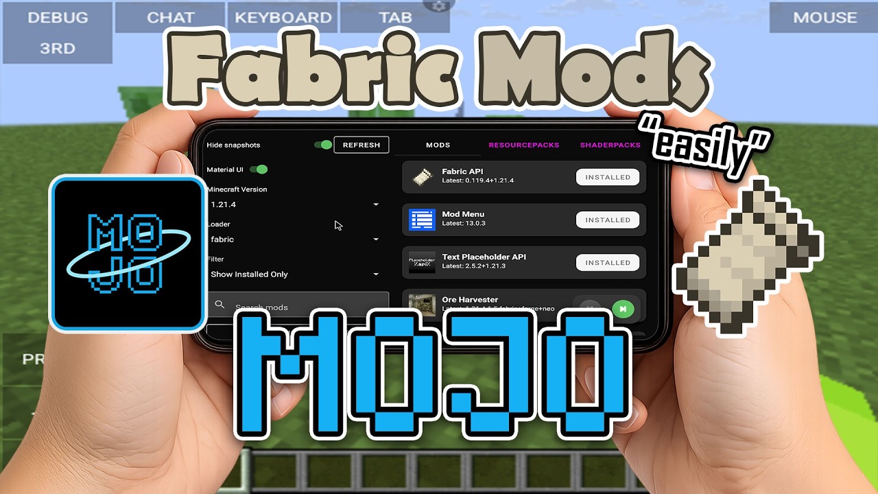 Fabric Mods Mojo Launcher How To Guide Using Modly - YouTube