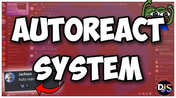 [NEW] - How to make an AUTO REACTION SYSTEM for your discord bot! || Discord.js V14
