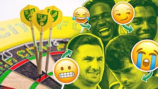 DARTS CHALLENGE | Norwich City players take on the six-dart challenge 🎯