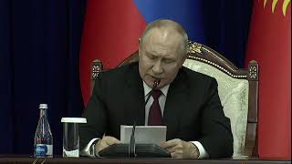 Заявление Путина и Жапарова по итогам переговоров в Кыргызстане
