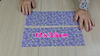 I sew an incredibly beautiful thing from leftover fabric in 5 minutes! Idea for a gift or for sale! by Sewing show 12,138 views 2 months ago 4 minutes, 6 seconds