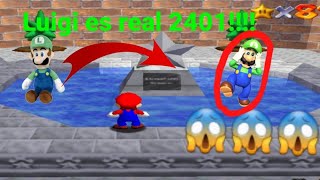 Desbloqueando a luigi en Super Mario 64!!!!! #humor