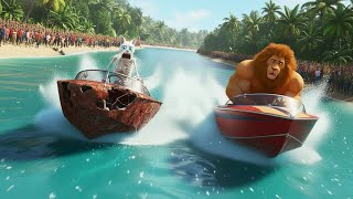 💔Broken, Skinny Cat Races to Speedboat Championship — An Emotional Love Story