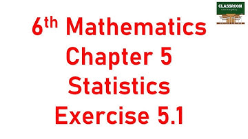 6th maths exercise 5.1 | 6th maths statistics |6th maths term1 chapter 5